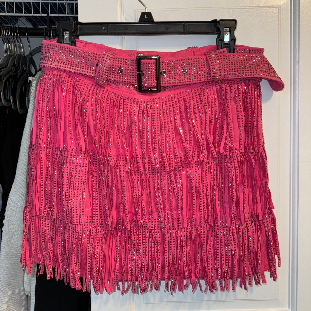 NWT Hot Pink Cowgirl Skort